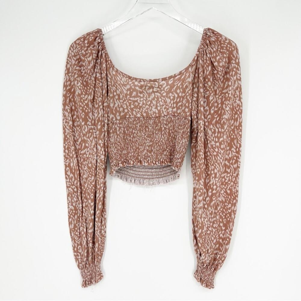 Urban Outfitters Old Soul Cropped Milkmaid Top Women's Size S Cottagecore - Picture 3 of 7